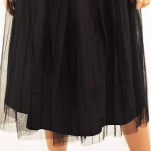Black skirt with tulle overlay size 18